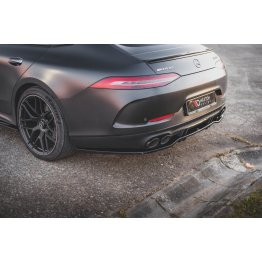 Накладка сплиттер на задний бампер на Mercedes AMG GT 53 4D Coupe